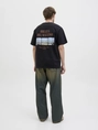 Jack&Jones - T-shirt korte mouw - Zwart - Jorhydra Photo Tee Ss Crew Nec - 12276825
