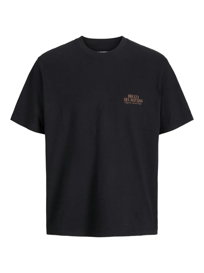 Jack&Jones - T-shirt korte mouw - Zwart - Jorhydra Photo Tee Ss Crew Nec - 12276825
