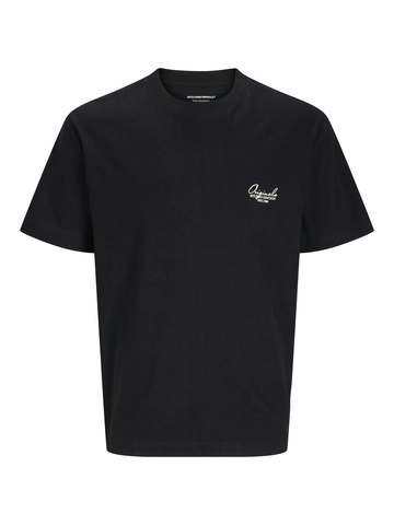 Jack&Jones - T-shirt korte mouw - Zwart - Jorislington Type Graphic Back - 12273004