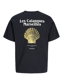 Jack&Jones - T-shirt korte mouw - Zwart - Jorparos Easter Sketch Tee Ss - 12273171