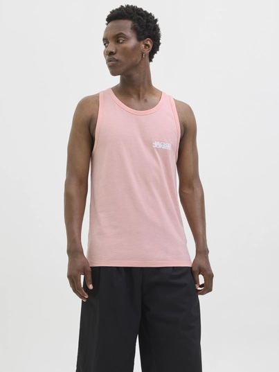 Jack&Jones - Tanktop - Roze - Jcosago Small Logo Slub Tank T - 12276727