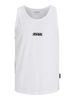 Jack&Jones - Tanktop - Wit - Jcosago Small Logo Slub Tank T - 12276727