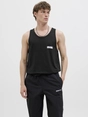 Jack&Jones - Tanktop - Zwart - Jcosago Small Logo Slub Tank T - 12276727
