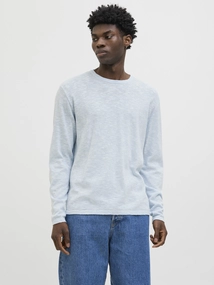 Jack&Jones - Trui met ronde hals - Blauw - Jjesummer Knit Crew Neck Sn - 12269631