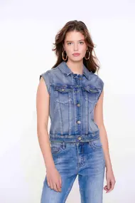 Jeansjacket sleeveless