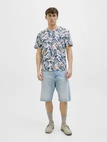 Jjebryan aop tee s/s o-neck sn