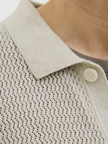 Jprblaarto knit polo ss ln