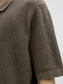 Jprblaarto knit polo ss ln