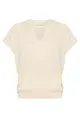 Kaffe - Blouse korte mouw - Grijs - KAgitte Blouse - 10509973