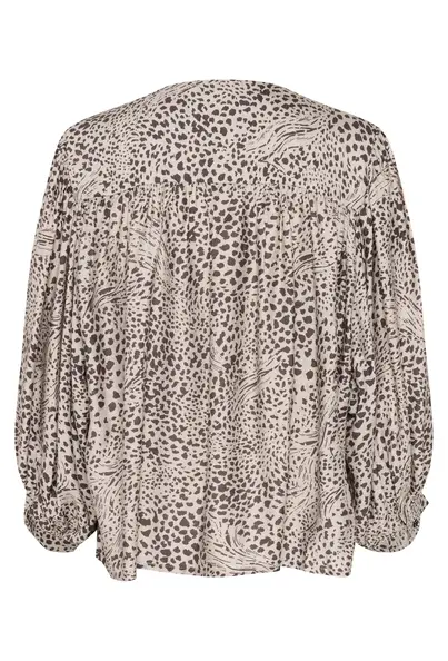 Kaffe - Blouse lange mouw - Dierenprint - KAdebra Blouse - 10509873