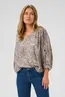 Kaffe - Blouse lange mouw - Dierenprint - KAdebra Blouse - 10509873