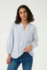 KAFFE - Blouse lange mouw - Lichtblauw - KAmilena Blouse - 10509810
