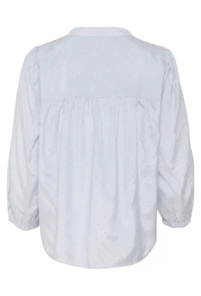 KAFFE - Blouse lange mouw - Lichtblauw - KAmilena Blouse - 10509810