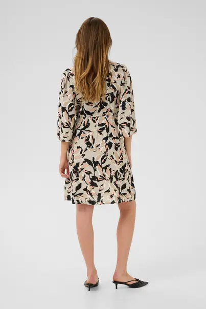 Kaffe - Jurk - Beige - KApedra Short Dress - 10509622