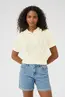 KAFFE - Polo - Ecru - KAabela Knit Polo - 10510063