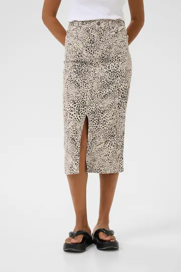 Kaffe - Rok - Dierenprint - KAlisa Skirt - 10509882