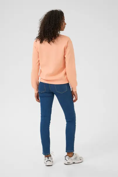 Kaffe - Sweater - Koraal - KAviola Sweatshirt - 10509722