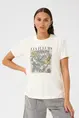Kaffe - T-shirt korte mouw - Ecru - KAjulie T-Shirt - 10509998
