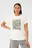 Kaffe - T-shirt korte mouw - Ecru - KAjulie T-Shirt - 10509998
