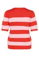 Kaffe - Trui met ronde hals - Rood - KAregina Striped Pullover - 10510652