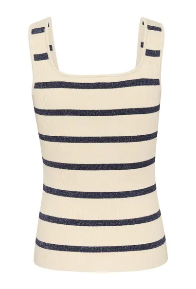 KAFFE - Trui met ronde hals - Wit - KAmorita Knit Top - 10509947