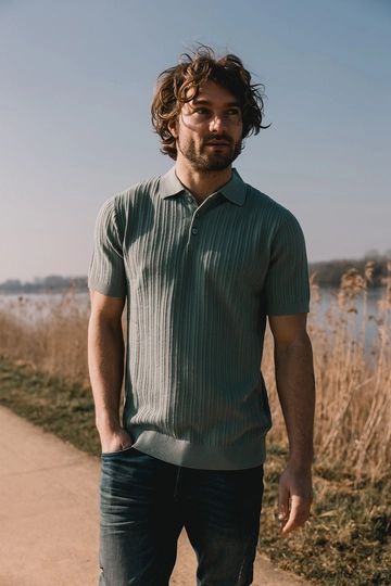 Kultivate - Polo - Groen - Pl Vertical - 2401080400