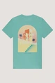 Kultivate - T-shirt korte mouw - Blauw - Ts Stairway - 2501020214