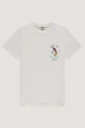 Kultivate - T-shirt korte mouw - Ecru - Ts Bird - 2501020215