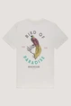 Kultivate - T-shirt korte mouw - Ecru - Ts Bird - 2501020215