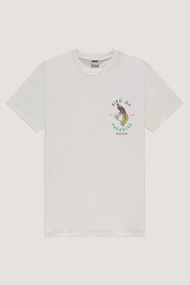 Kultivate - T-shirt korte mouw - Ecru - Ts Bird - 2501020215