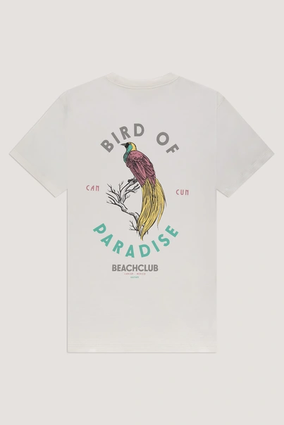Kultivate - T-shirt korte mouw - Ecru - Ts Bird - 2501020215