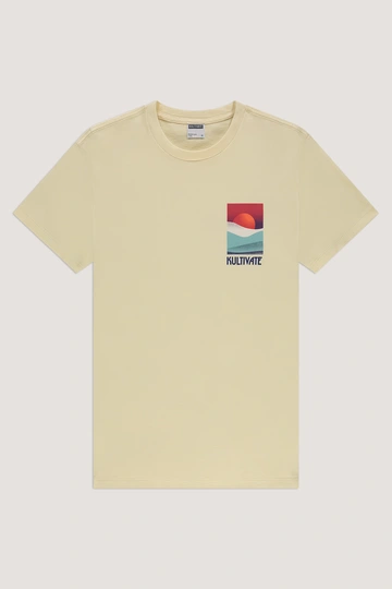 Kultivate - T-shirt korte mouw - Geel - Ts Tropez - 2501020202