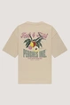 Kultivate - T-shirt korte mouw - Grijs - Ts Peaches - 2501020212