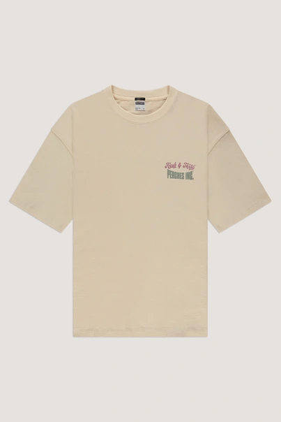 Kultivate - T-shirt korte mouw - Grijs - Ts Peaches - 2501020212