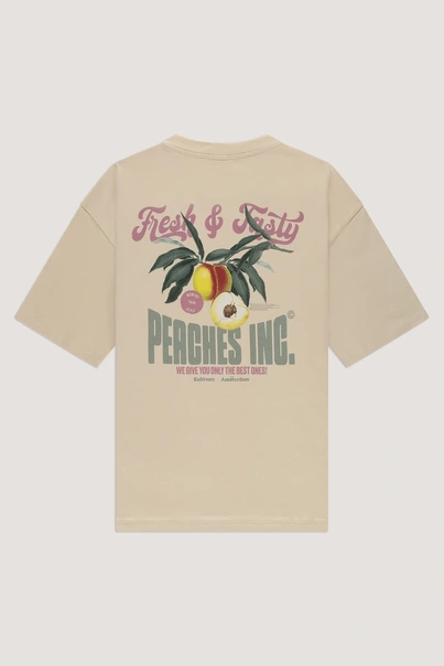 Kultivate - T-shirt korte mouw - Grijs - Ts Peaches - 2501020212