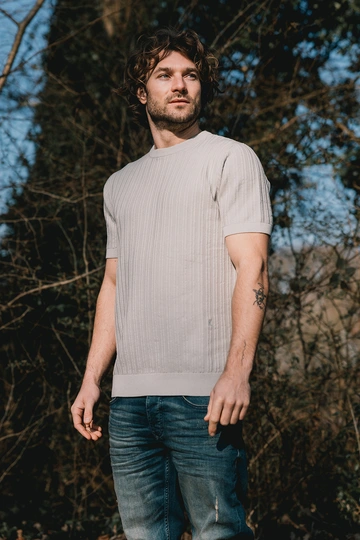 Kultivate - T-shirt korte mouw - Grijs - Ts Vertical - 2401080205