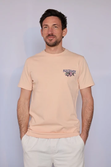 Kultivate - T-shirt korte mouw - Roze - Ts Rose - 2501010206