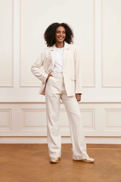 Lofty Manner - Blazer - Ecru - Blazer Celeste - Qg42