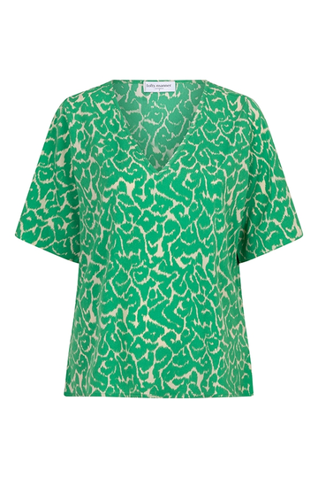 Lofty Manner - Blouse korte mouw - Lichtgroen - Blouse Iggy