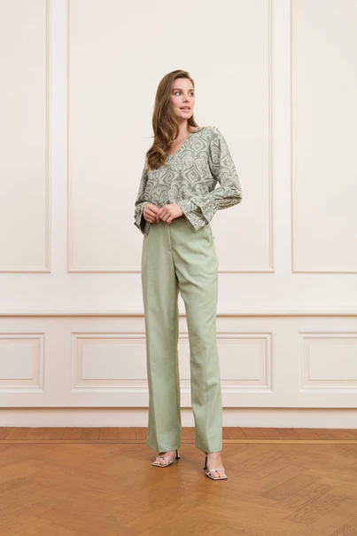 Lofty Manner - Blouse lange mouw - Assorti - Blouse Sofie - Qg01