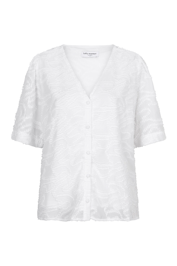 Lofty Manner - Blouse lange mouw - Ecru - Blouse Amari