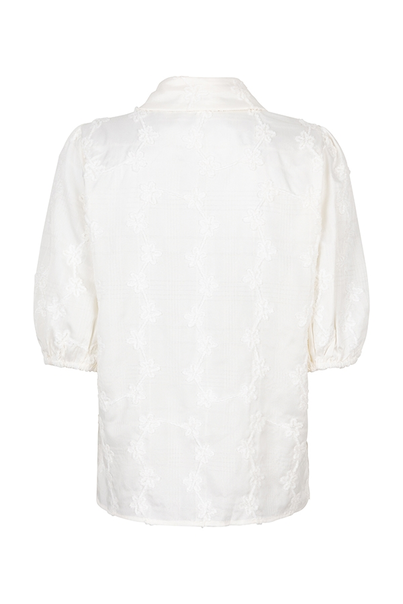 Lofty Manner - Blouse lange mouw - Ecru - Blouse Noemie - Qg04