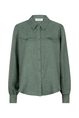 Lofty Manner - Blouse lange mouw - Groen - Blouse Josephine - Qg03