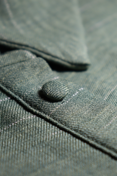Lofty Manner - Blouse lange mouw - Groen - Blouse Josephine - Qg03