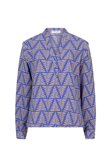 Lofty Manner - Blouse lange mouw - Indigo - Blouse Sophie