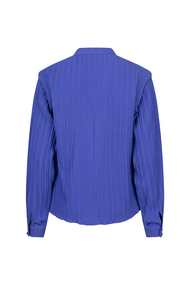 Lofty Manner - Blouse Sophie - Blouse lange mouw - Blauw - QB04.1 A