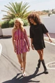Lofty Manner - Jurk - Zwart - T-shirt dress Roxy