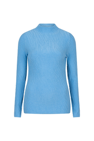Lofty Manner - Sweater Fleur - Sweatshirt - Blauw - QA07.1-KW A