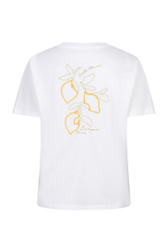 Lofty Manner - T-shirt Elin - T-shirt korte mouw - Ecru - QC15