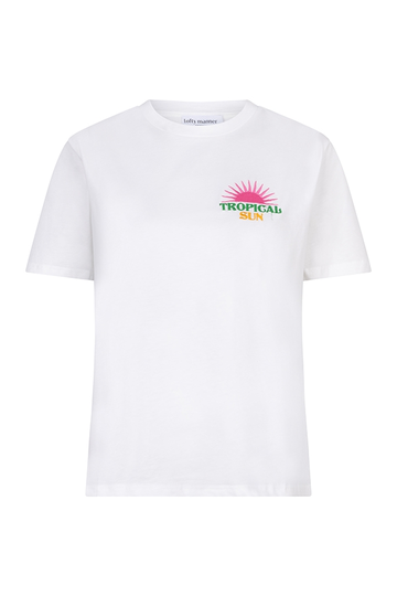 Lofty Manner - T-shirt korte mouw - Ecru - T-shirt Aluna